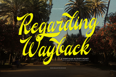 Regarding Wayback | Vintage Script athletic