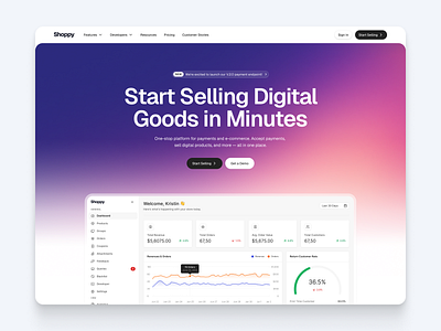 Hero Concept (B2B Saas E-commerce) b2b landingpage digital plaform ui digital ui hero ui minimal saas app ui ux webapp ui