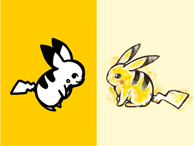 Pikachu character cute illustration pikachu pokemon