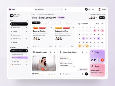 Taskly - Project Management Dashboard activity planner dashboard management online meet dashboard planner dashboard planning dashboard produc productive dashboard project project dashboard project management dashboard saas saas dashboard schedule dashboard task task list task management dashboard team work dashboard to do dashboard uiux