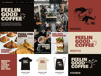Branding Design Exploration branding card clothing coffee shop design flyer illustrations instagram feed landing page photography poster social media post t shirt typography ui ux website