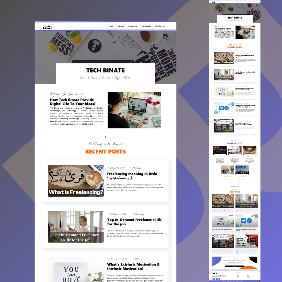 Blog WordPress Website Design binate binatenoor blog design blog website blogging branding build wordpress website design website elementor elementor pro graphic design responsive design tech binate techbinate web design web development website website builder wordpress wordpress blog