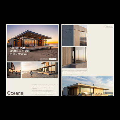 ⬤ Oceana® Landing Page Design — 214 beach case study concept daily eddesignme el salvador hotel interaction landing page oceana real estate relax resort userexperience web design