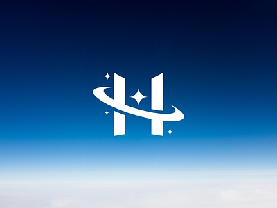 Space Technology Company Logo brand identity branding graphic design icon logo logo design modern nova planet space visual identity