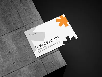 Realistic Business Card 3d 3d rendering branding branding identity business card corporate design graphic design logo mockup mrfauzi psd mockup psd template realistic mockup ui visualizing