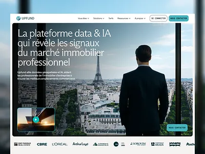 The data & AI platform for the real estate market blue building data estate grey house ia iu ix market platform real estate saas video