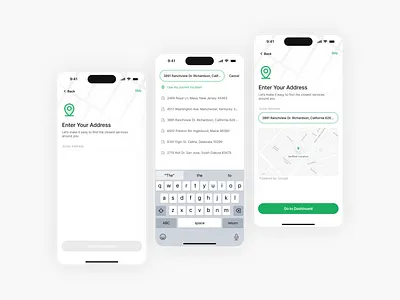 Mobile UI Address Page address figma minimal mobile ui mobile app mobile ui onboarding sign up ui