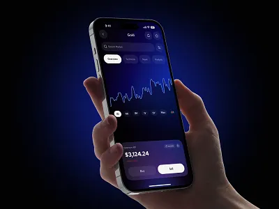 Stock Market Investment Mobile App app bank clean finance fintech invest investment investment mobile app market cap mobile mobile app modern money portfolio sell stock stock investment app stock market stock watchlist transfer