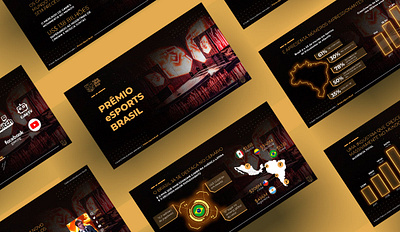 Brazil eSports Award brand design branding design graphic design pitch deck social media sports startup ui