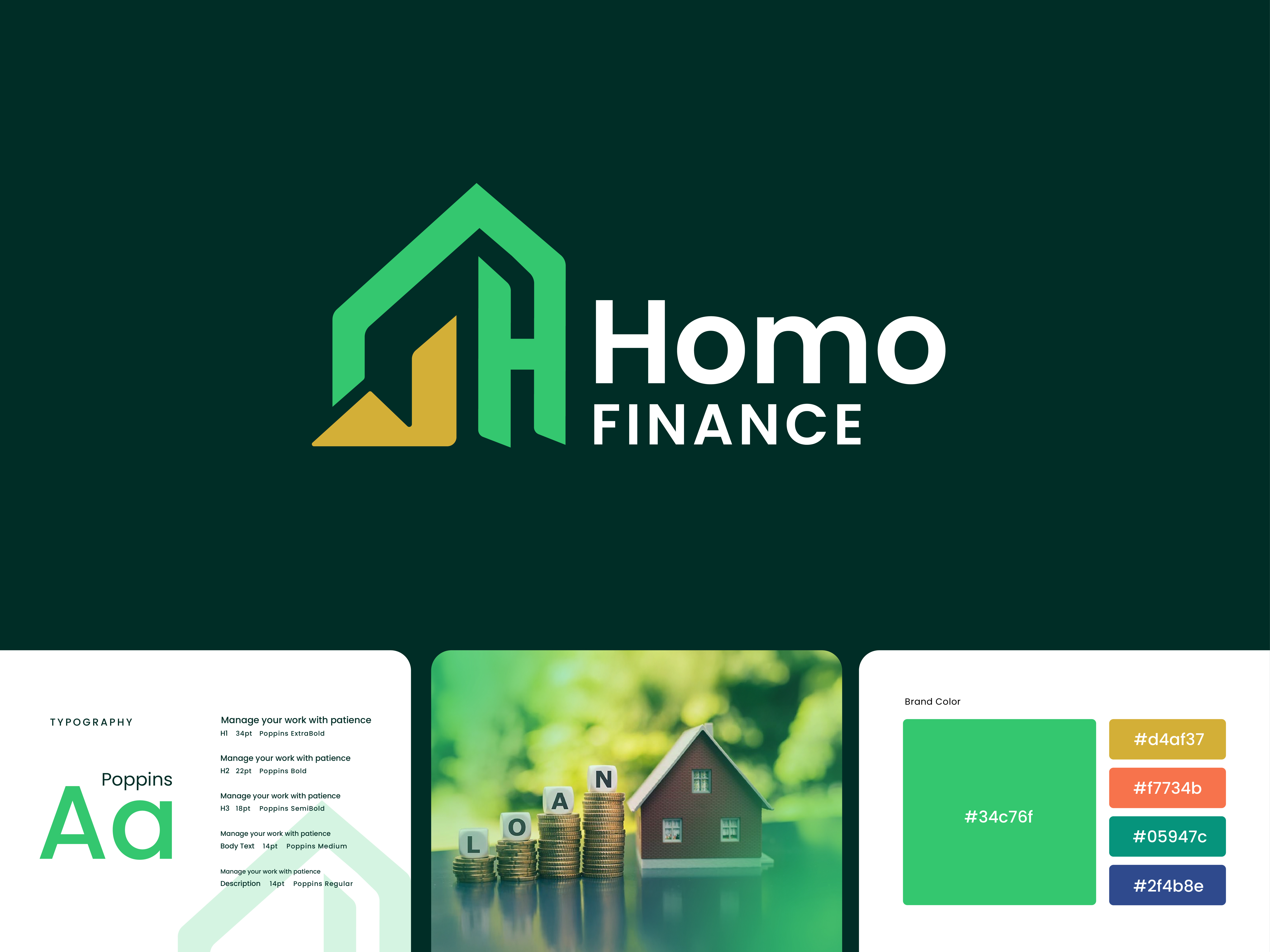 Example of Home Finance - Modern Minimalist logo Design