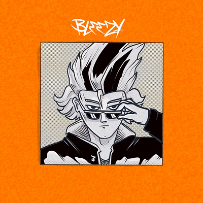 "Yakuza Rap" art branding cartoon color pencil comic design draw dream fun illustration manga music portrait rap sing vintage water ink yakuza