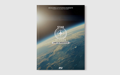 [Book Design] Star Citizen | Book Concept book digital 2d graphic design information rsi sci fi ship space star citizen