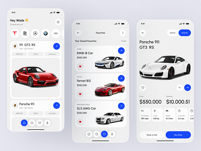 Luxury Car Buy Mobile App – Porsche, BMW & Mercedes Dealership app design automotive app bmw app car app ui car buy app car dealership app car ecommerce car marketplace car rental app ios app design luxury car app mercedes app mobile mobile app porsche app vehicle app design