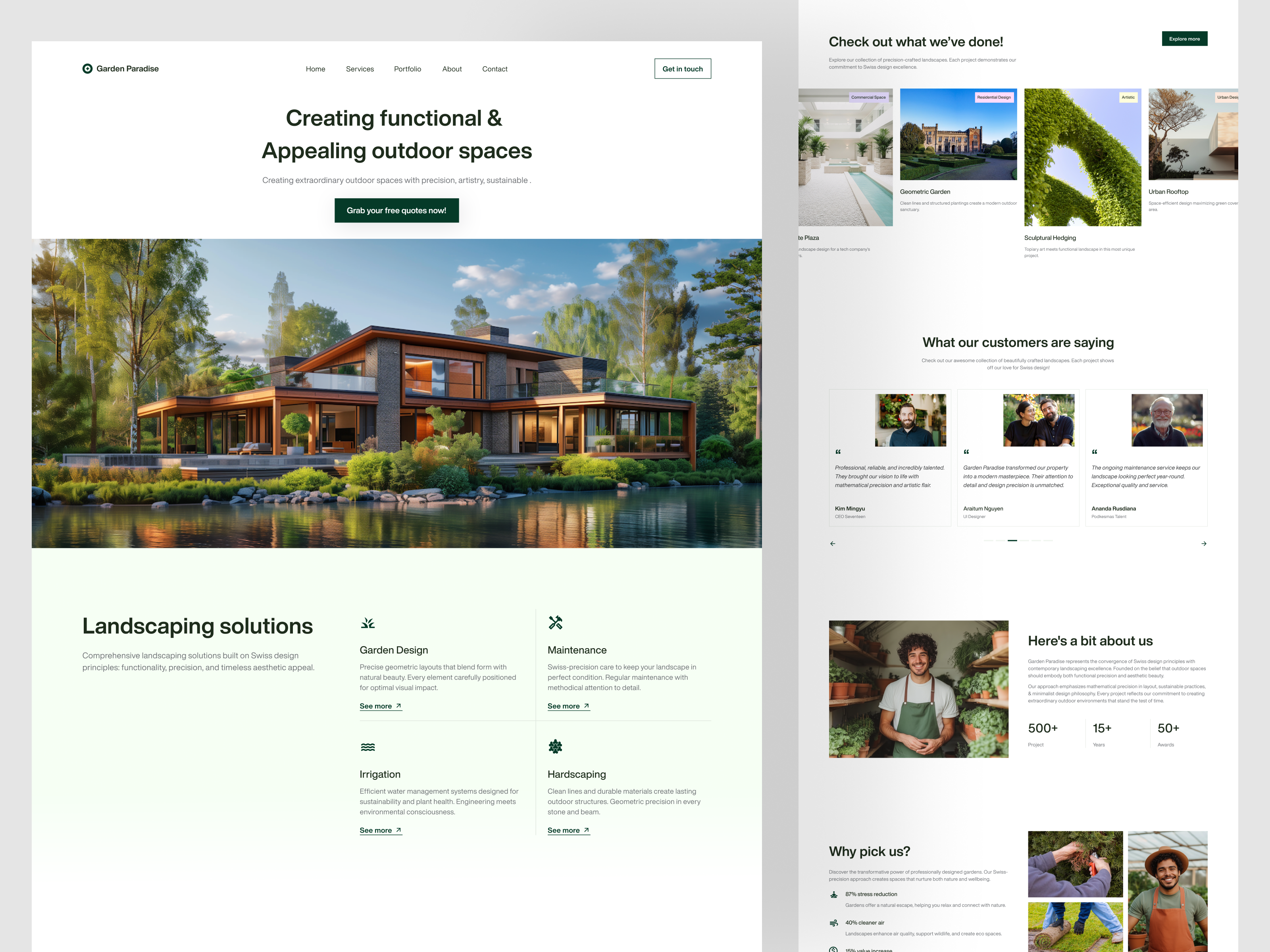 Example of Website Design/Redesign