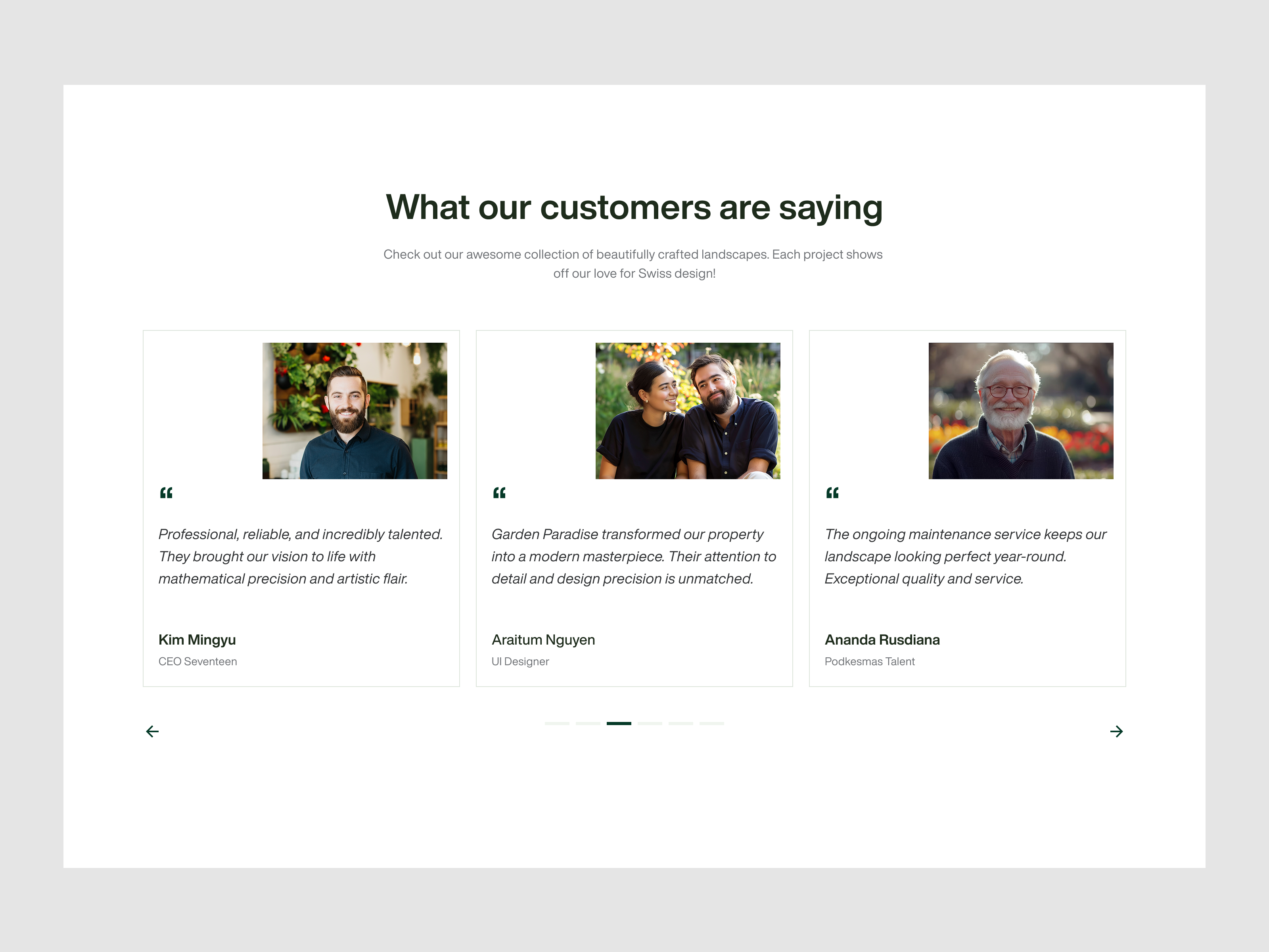 Example of Website Design/Redesign