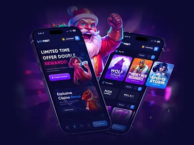 Casino App Design - LOOPBET animation app application betting app casino casino app casino application casino apps casino design casino game casino home casino interface casino mobile gambling gambling app gambling interface game igaming modern casino online casino