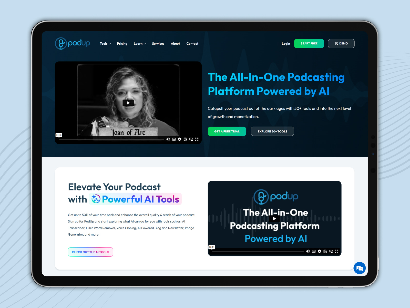PodUp UI/UX Design & Website Development branding design graphic design illustration typography ui uiux design ux vector wordpress