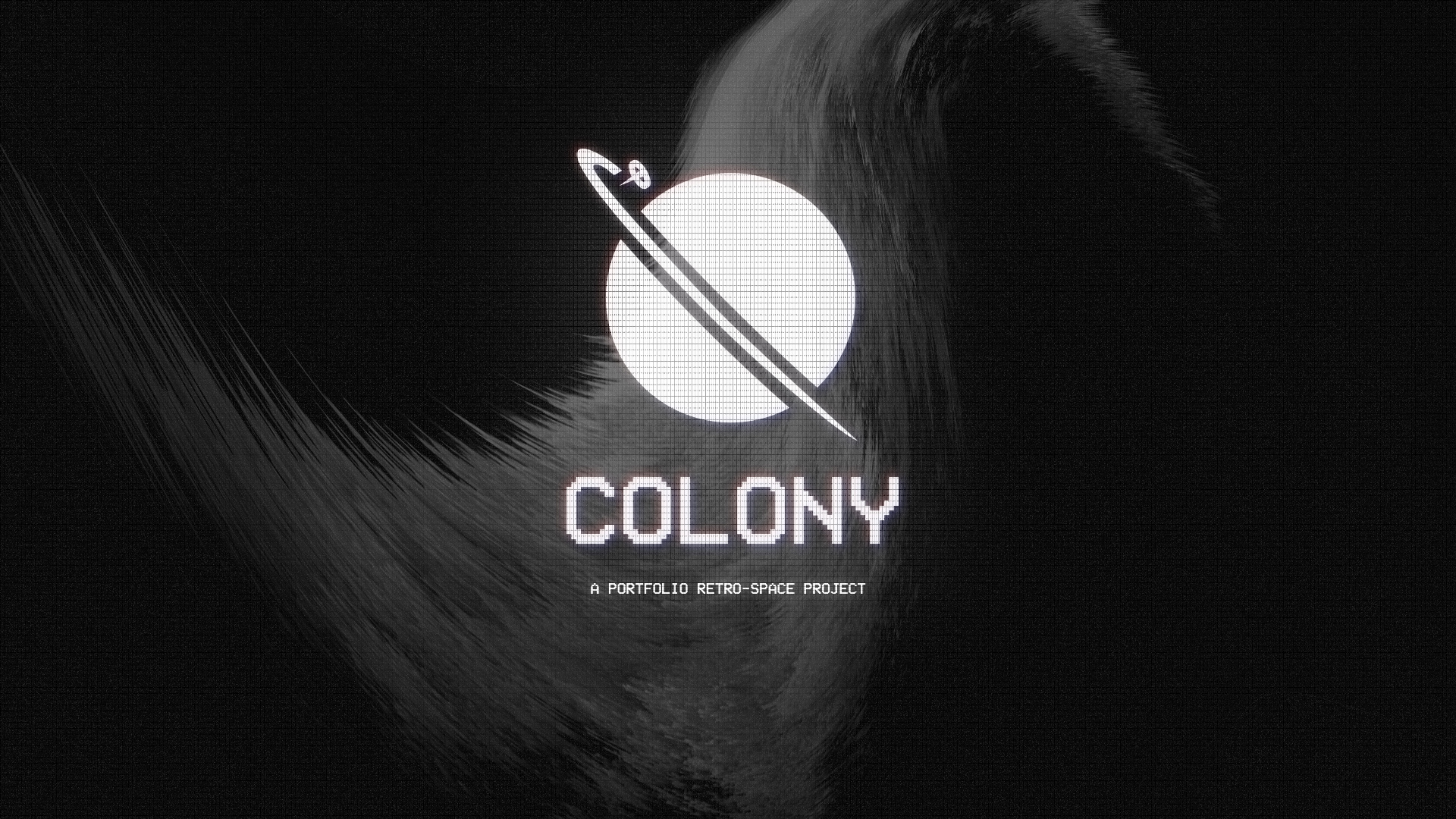 Example of COLONY - Sci-Fi Retro Space Game | UI/UX Design