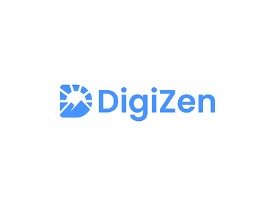 DigiZen - logo - logo design app logo brand identity branding business logo design logo logo design minimal logo software logo startup logo tech company technology logo