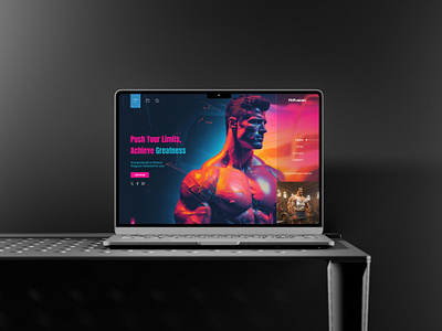 Fitfusion web hero page design fitfusion wed design hero page design landing page design ui ui design ui ux ux design web design website design