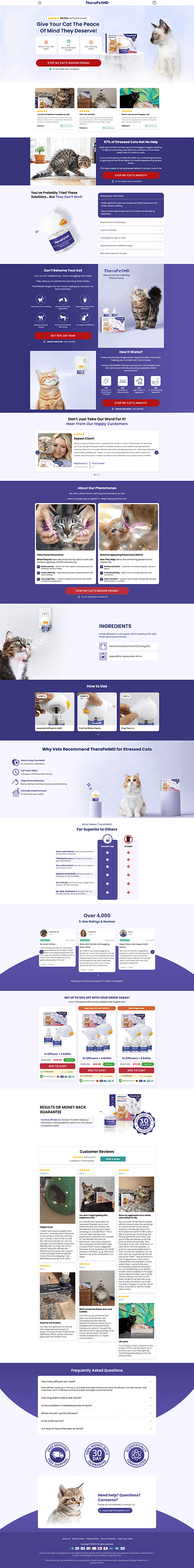 Cat Stress - Funnelish buy funnelish templates clone funnelish design designing funnel funnel funnelbuilder funnelish funnelish templates sales funnel