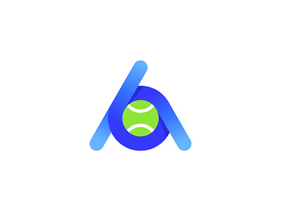 A Letter & Tennis a letter brand identity club branding game icon letter mark logo monogram personal logo racket sports sports branding sports logo sportswear symbol tennis tennis club