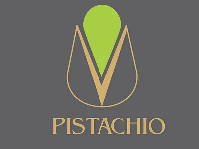 Pistachio Logo branding design digital painting graphic design illustration logo photoshop pistachio print design separation color