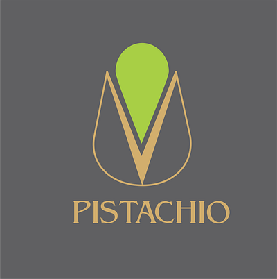 Pistachio Logo branding design digital painting graphic design illustration logo photoshop pistachio print design separation color