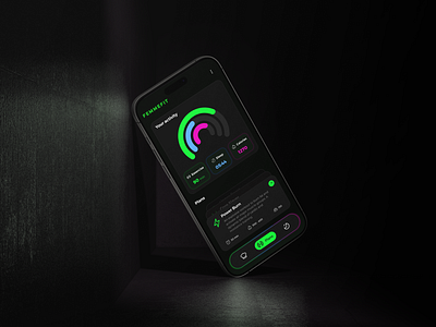 Fitness & Nutrition App darkmode fitness fitness app fitness ui gym gymshark interactiondesign mobile app neondesign new design nutritionapp product sport ui app userflow webapp