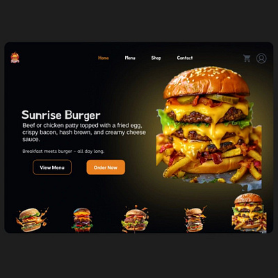 Designing Cravings! | BurgerHub UI/UX Concept burger chanukawasundara dribbble figma graphic design ui uiux ux