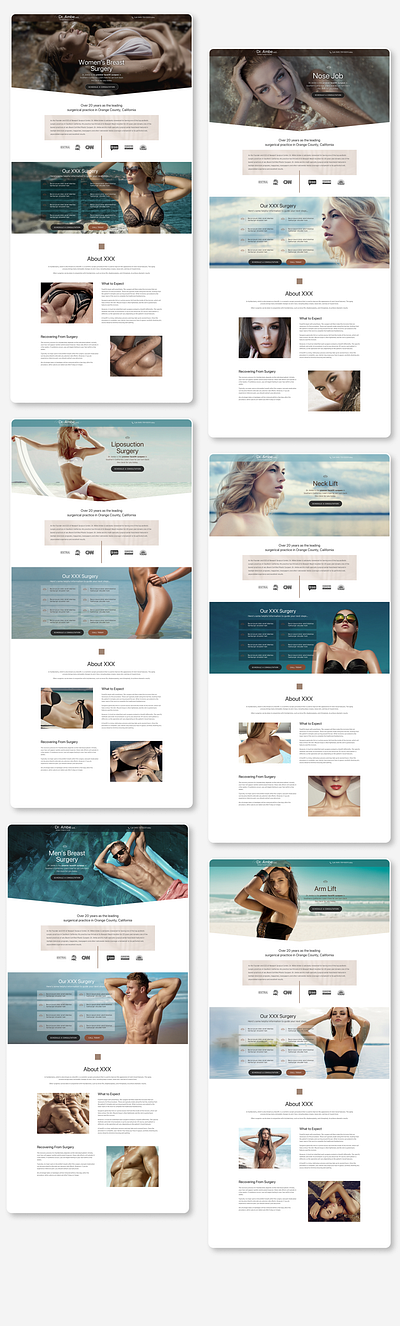 Dr. Ambe M.D. Surgical Center - Landing pages