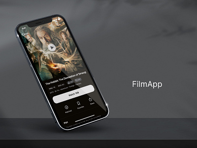 FilmApp app design ui ux