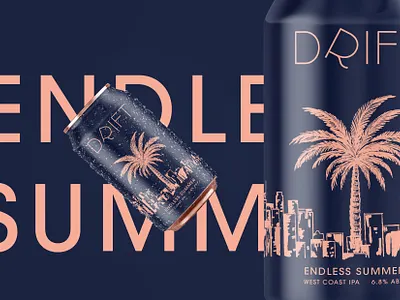 Drift Drinks Poster beer beverage brand identity branding design graphic design illustration logo marketing design modern packaging poster visual design