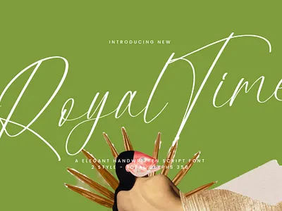 Royal Time - A Elegant Handwritten Script Font style