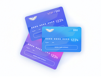 Lithic Reward Card Promotional Illustration brand card color gradient promotional reward ui