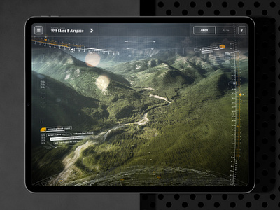 Flight HUD Training ipad mobile game ui
