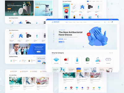 💊 Medimall – Online Pharmacy & Healthcare Store UI animation branding design graphic design illustration logo motion graphics ui ux vector