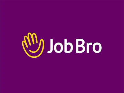 Job Bro app brandmark hand help logo logodesign storozhevantosha symbol work