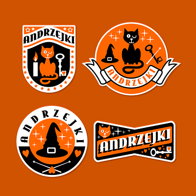 Andrzejki / St. Andrew's Day andrzejki stickers