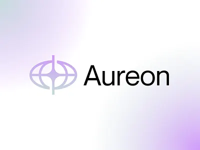 Aureon ai brand branding design earth global globe icon logo logodesign minimal space star tech technology