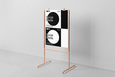 Fotógrafos Eficientes posters branding canvas design download frame identity illustration logo metal stand mockup mockups paper psd stand template typography