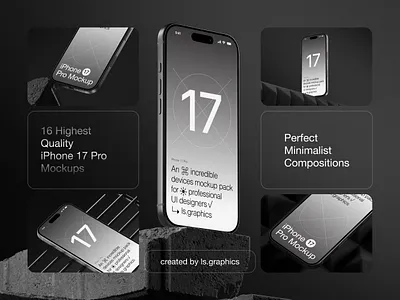New iPhone 17 Pro Mockups download free iphone 17 pro mockup psd