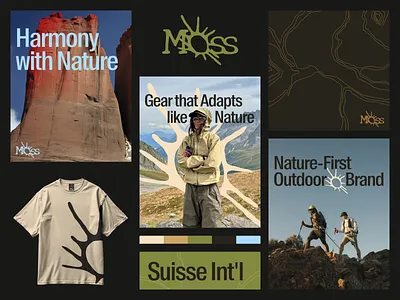 Outdoor brand identity bachoodesign branding graphic design hiking brand logo outdoor brand website