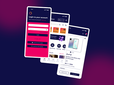 Banking App | UI/UX Design graphic design ui
