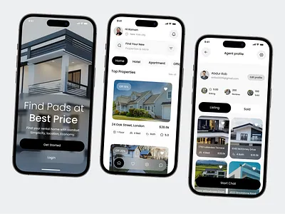 Real Estate App Design booking mobile ecommerce ecommerce mobileapp home home screen hotel app hotel booking ios mobileapp mobileapp design property app property finder real estate real estate design real estate marketplace rent ui
