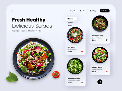 Healthy Salads App — Case Study figma ux ui ux research web application web design