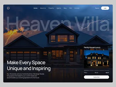 Luxury Real Estate UI/UX Design 3d animation branding design figma graphic design illustration logo motion graphics typography ui ux vector