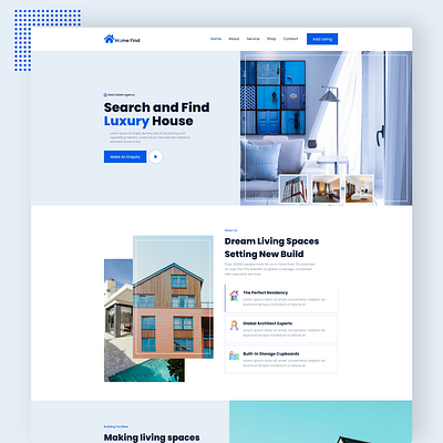 Real Estate Agent Website Design