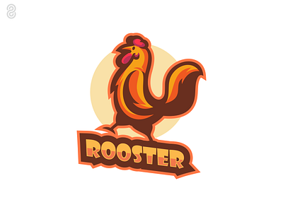 Rooster Mascot Logo Design branding design graphic design illustration logo vector