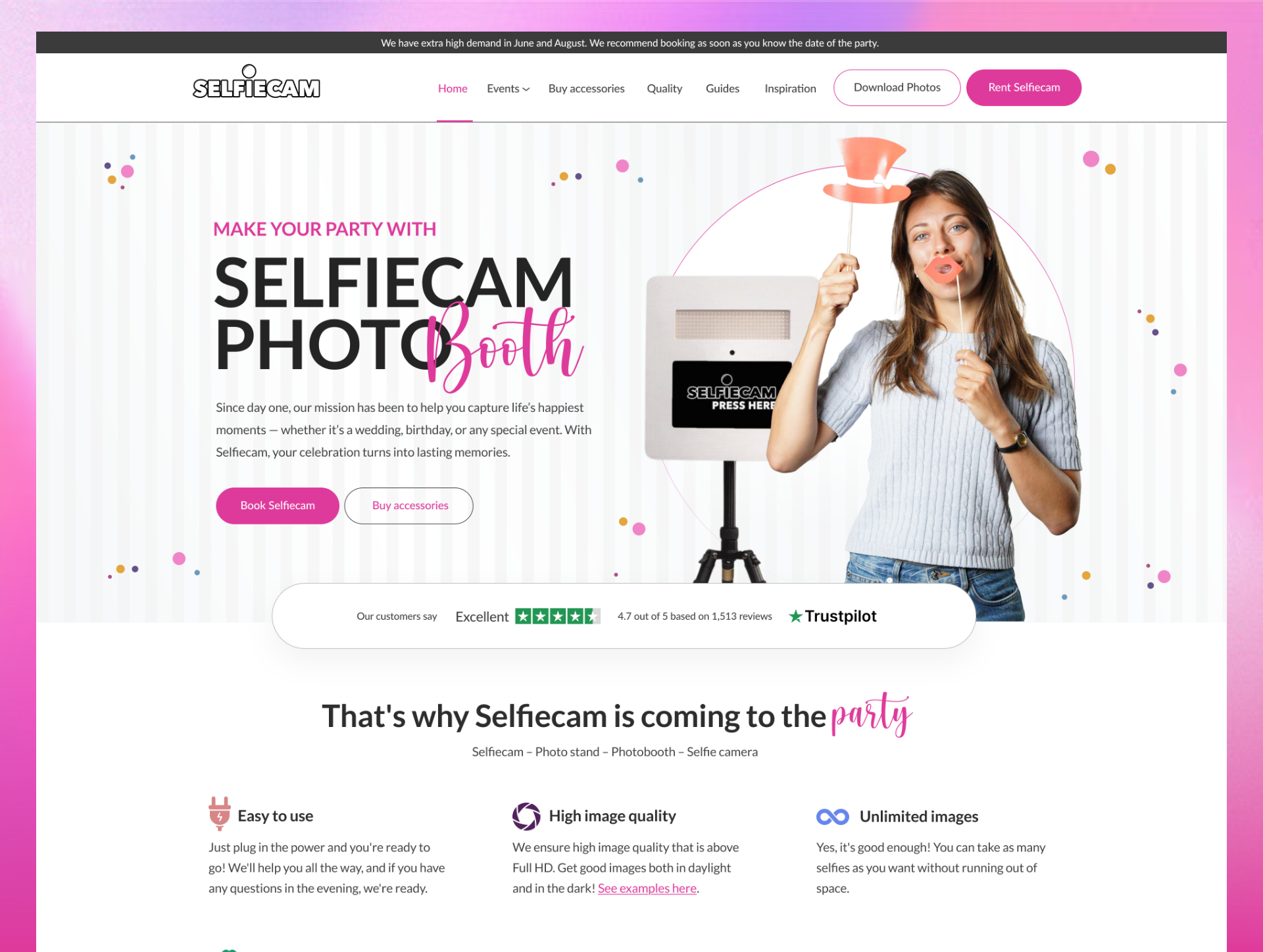 Example of Website Redesign